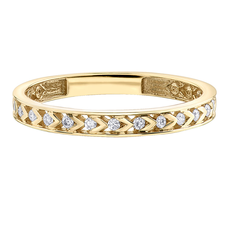 Yellow Gold Diamond Band